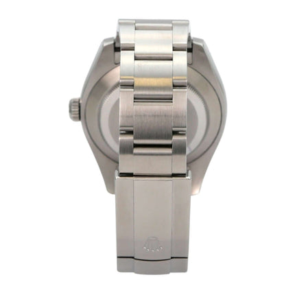 Rolex Oyster Perpetual Air-King 116900 Rückansicht des Edelstahlarmbands und Gehäuses