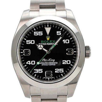 Rolex Oyster Perpetual Air-King 116900 - schwarzes Zifferblatt, Edelstahl, 40 mm, Automatik, ungetragen