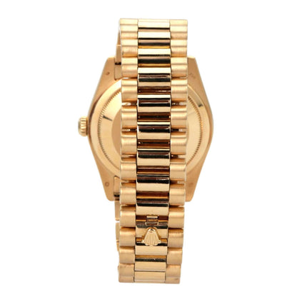 Rolex Day-Date 36 Gelbgold 118238 Champagner Diamant Uhr mit Gelbgold-Armband