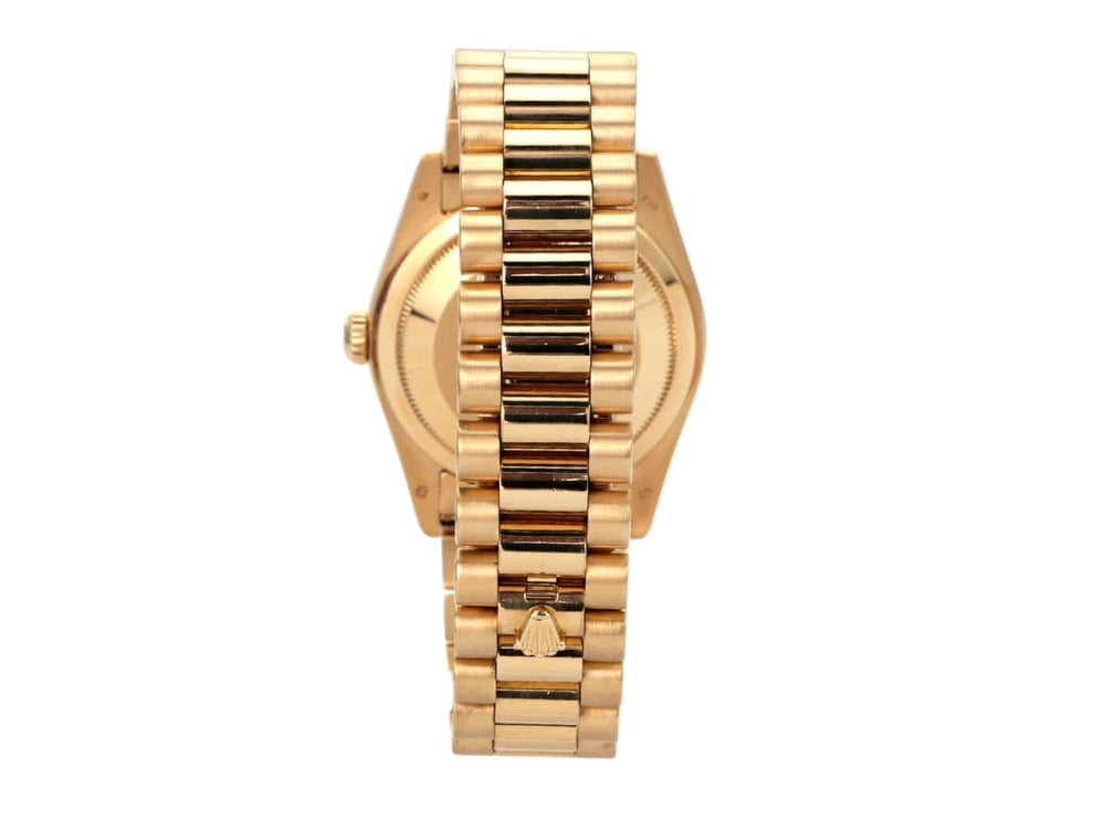 Rolex Day-Date 36 Gelbgold 118238 Champagner Diamant Uhr mit Gelbgold-Armband