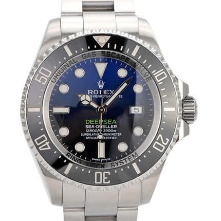 Rolex Sea-Dweller Deepsea 116660 D-Blue, Edelstahlgehäuse, 44 mm, blaues/schwarzes Zifferblatt, drehbare Lünette