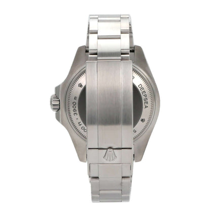 Rolex Sea-Dweller Deepsea 116660 D-Blue Edelstahl-Armband und Gehäuse von hinten