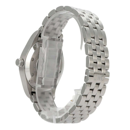 IWC Fliegeruhr Automatik 36 IW324010 im Profil mit poliertem und satiniertem Edelstahlband.
