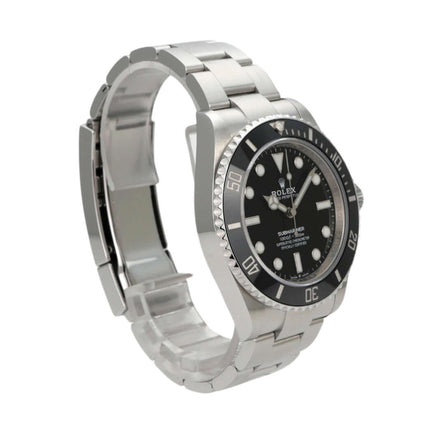 Rolex Submariner 124060 No Date, Edelstahlgehäuse, schwarze Keramiklünette, Automatikwerk, 41 mm, 2021