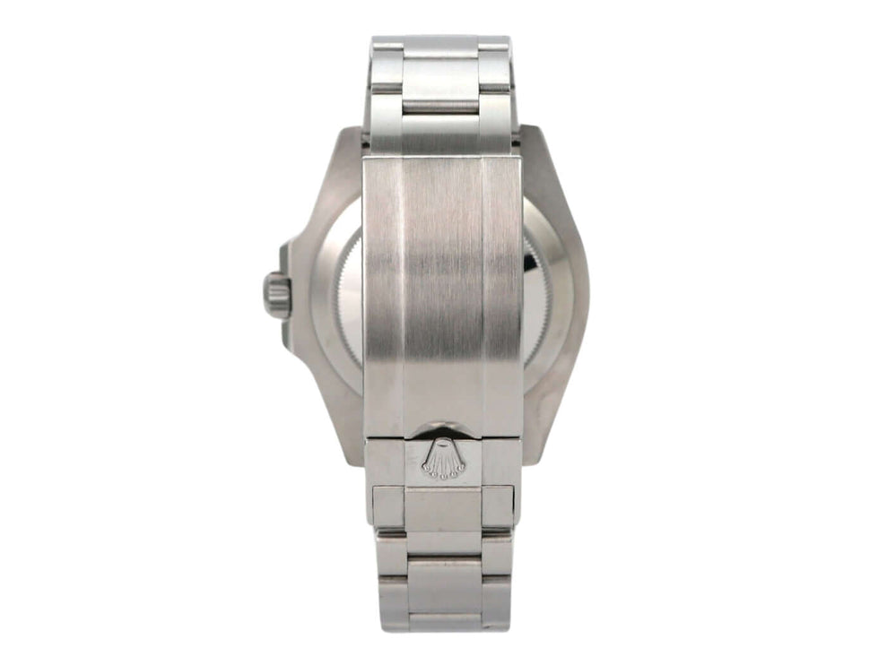Rolex Submariner 124060 No Date Rückansicht des Edelstahlgehäuses und Armbands