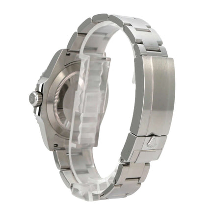 Rolex Submariner 124060 No Date aus Edelstahl mit Oysterband, Rückansicht des 41-mm-Tauchers