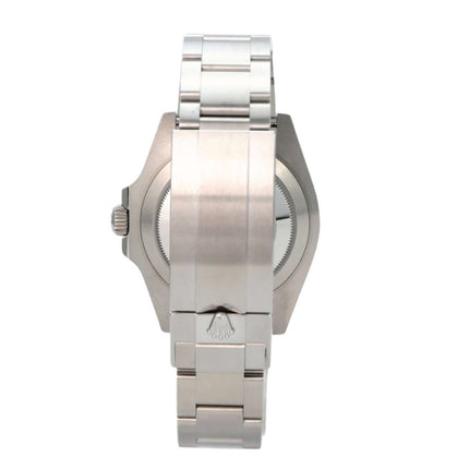 Rolex Submariner 124060 No Date aus 2024, Edelstahlgehäuse und Oyster-Band, Rückansicht