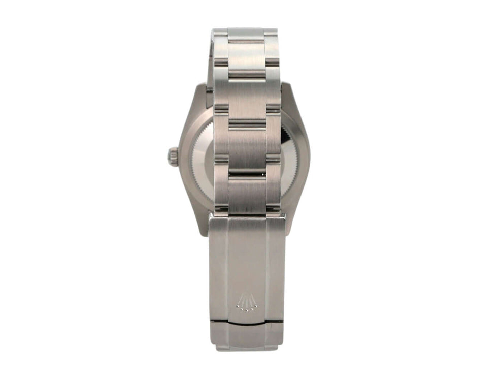 Rolex Oyster Perpetual 34 mm 124200 Candy Pink Edelstahlarmband Rückansicht