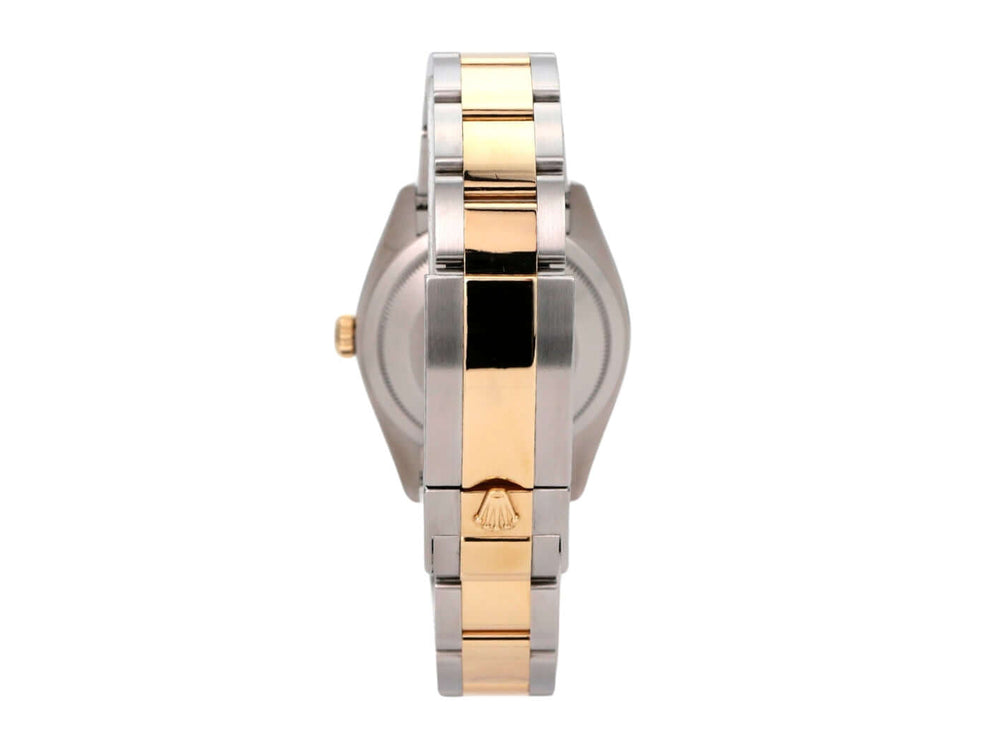 Rolex Explorer 36 Edelstahl Gelbgold 124273 mit Oyster-Armband und Faltschließe