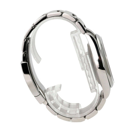 Rolex Oyster Perpetual 41 Ref. 124300 Blau seitliche Ansicht des Armbands und Gehäuse