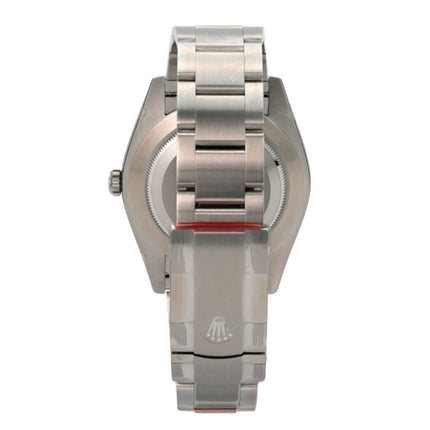 Rolex Oyster Perpetual 41 Ref. 124300 Grün, Edelstahl, 41 mm, Oysterband, Rückseite