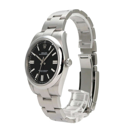 Rolex Oyster Perpetual 41 Ref. 124300 Schwarz - Edelstahlarmband, schwarzes Zifferblatt, Automatik, in sehr gutem Zustand.