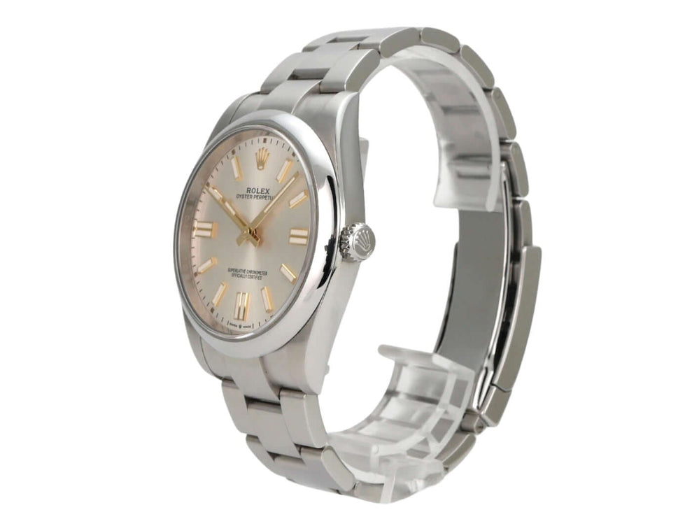 Rolex Oyster Perpetual 41 Ref. 124300 Silber - Edelstahl-Gehäuse, silberfarbenes Zifferblatt, Automatik-Watch