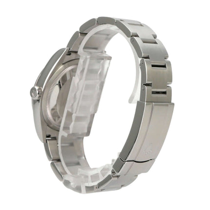 Rolex Oyster Perpetual 36 126000 Candy Pink Armband aus Edelstahl mit Faltschließe im Detail