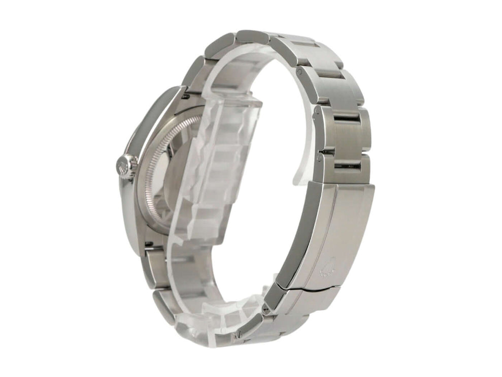 Rolex Oyster Perpetual 36 126000 Candy Pink Armband aus Edelstahl mit Faltschließe im Detail