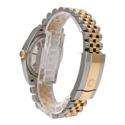 Rolex Datejust 36 126233 Champagner Jubile-Band, Edelstahl/Gelbgold, Automatik, seitliche Ansicht