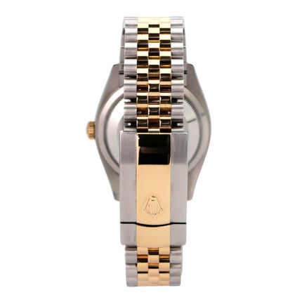Rolex Datejust 36 126233 Champagner Jubile-Band mit Oystersteel/Gelbgold und Jubilé-Armband