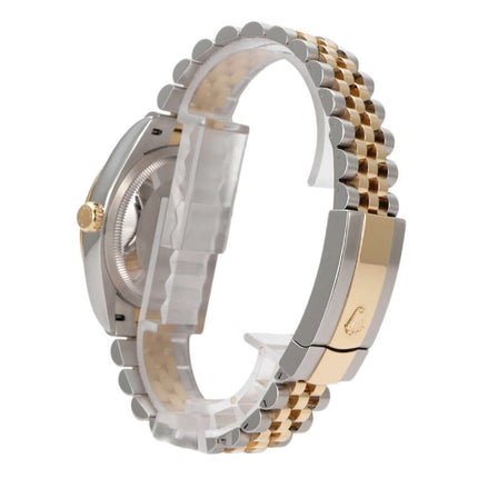 Rolex Datejust 36 Edelstahl Gelbgold 126233 mit Jubilé-Armband und Faltschließe, edles Design.