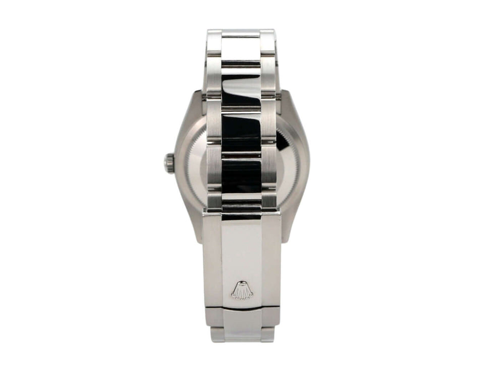 Rolex Datejust 36 Oystersteel Weißgold 126234 Blau Detailansicht Uhrarmband und Gehäuse