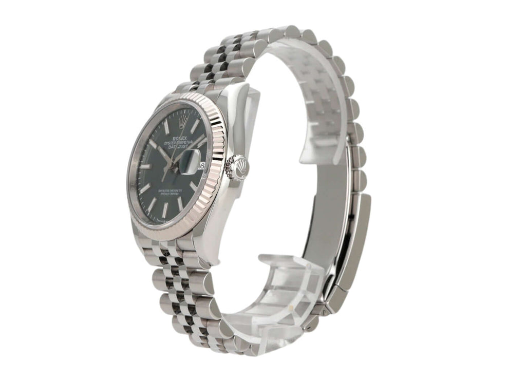 Rolex Datejust 36 Mintgrün mit Jubile-Band aus Edelstahl und Weißgold, automatisches Uhrwerk, elegantes Design