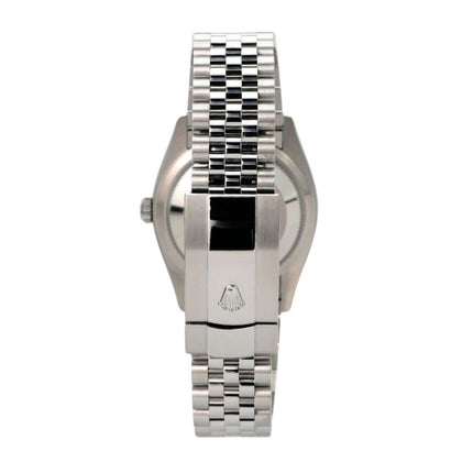 Rolex Datejust 36 Oystersteel Weißgold 126234 Pink R Diamant Jubile-Band Rückseite Ansicht Uhr