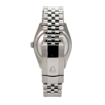 Rolex Datejust 36 Oystersteel Weißgold 126234 Silber R Diamant Jubile-Band