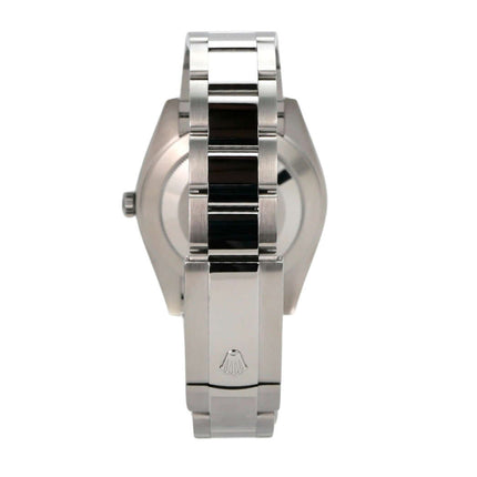 Rolex Datejust 41 Edelstahl 126300 Rhodium Rückansicht des Armbands und Gehäuses