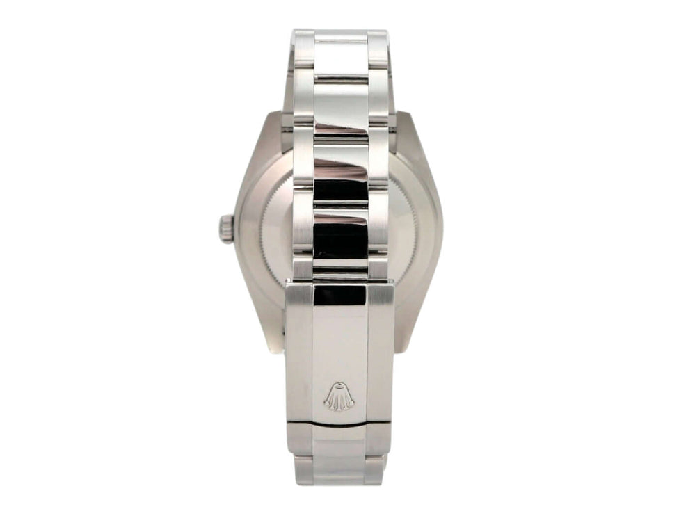 Rolex Datejust 41 Edelstahl 126300 Rhodium Römisch mit Oyster-Band und Faltschließe, Rückseite