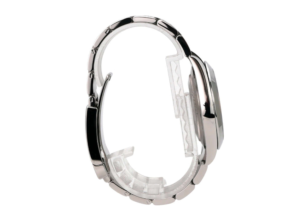 Rolex Datejust 41 Edelstahl 126300 Rhodium Römisch seitliche Ansicht des Armbands und Gehäuses