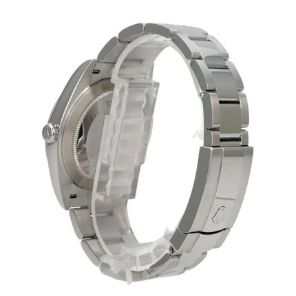 Rolex Datejust 41 Edelstahl 126300 Rhodium Römisch, Herrenuhr mit Oyster-Band und Automatikwerk