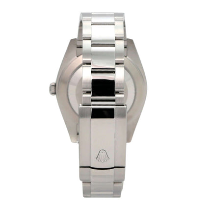 Rolex Datejust 41 Edelstahl 126300 Rhodium Römisch mit Oyster-Band aus Edelstahl