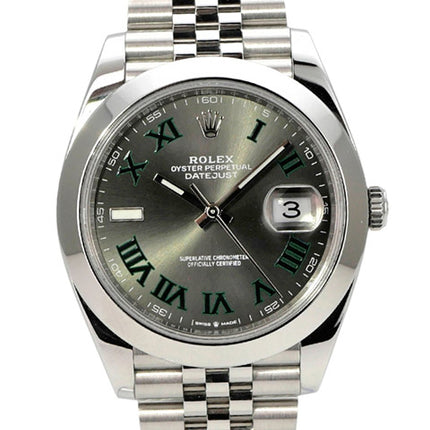 Rolex Datejust 41 Edelstahl 126300 Rhodium Römisch Jubile-Band, Rolex Datejust 41 Edelstahl 126300 Rhodium Römisch Jubile-Band
