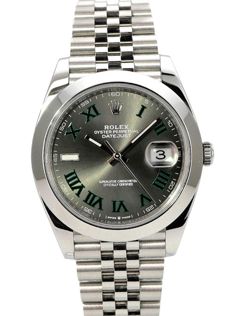 Rolex Datejust 41 Edelstahl 126300 Rhodium Römisch Jubile-Band, Rolex Datejust 41 Edelstahl 126300 Rhodium Römisch Jubile-Band