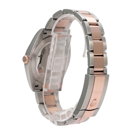 Rolex Datejust 41 Edelstahl Everose-Gold 126301 Slate Römisch, Stahl-Everose-Armband und Automatikwerk