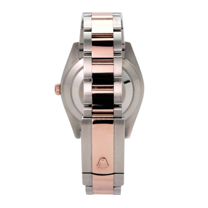 Rolex Datejust 41 Edelstahl Everose-Gold 126301 Slate Römisch mit Oyster-Armband und schiefergrauem Zifferblatt