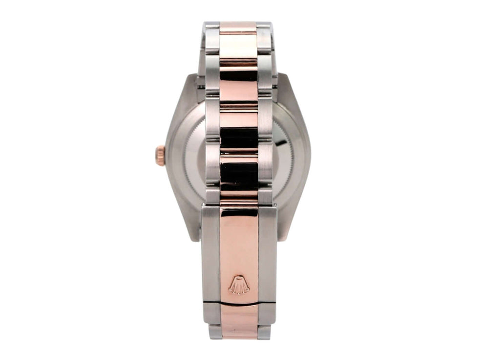 Rolex Datejust 41 Edelstahl Everose-Gold 126301 Slate Römisch mit Oyster-Armband und schiefergrauem Zifferblatt