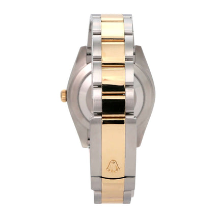 Rolex Datejust 41 Edelstahl Gelbgold 126303 Schwarz mit Oyster-Armband und Gehäuse in Edelstahl/Gelbgold