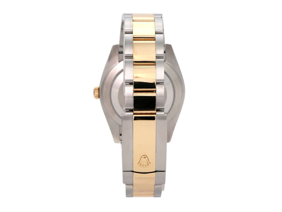 Rolex Datejust 41 Edelstahl Gelbgold 126303 Schwarz mit Oyster-Armband und Gehäuse in Edelstahl/Gelbgold