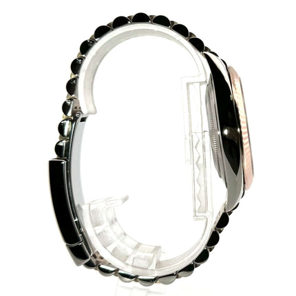 Rolex Datejust 41 Edelstahl Everose-Gold 126331 Seitenansicht Jubile-Band