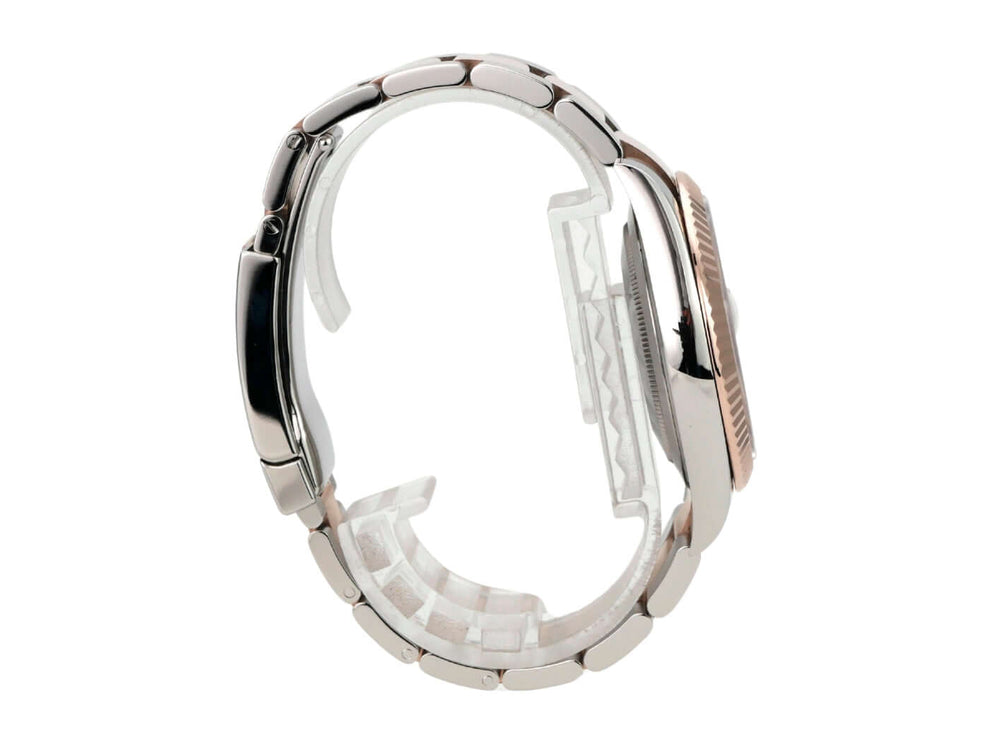 Rolex Datejust 41 Edelstahl Everose-Gold 126331 Sundust Detailansicht des Armbands und Gehäuses