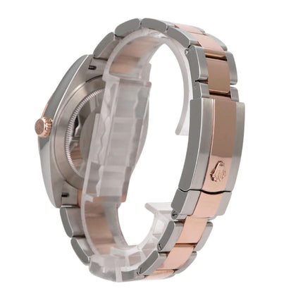 Rolex Datejust 41 Edelstahl Everose-Gold 126331 Sundust Armband aus Edelstahl und Everose-Gold