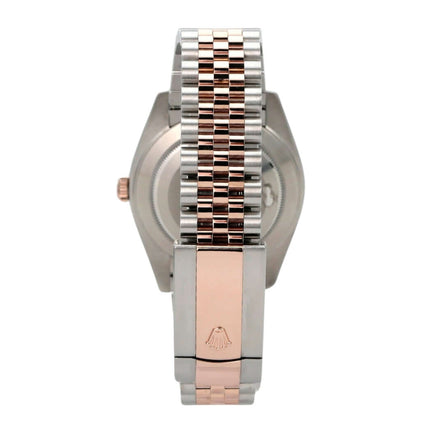 Rolex Datejust 41 Edelstahl Everose-Gold 126331 Sundust Jubile-Band mit Jubilé-Armband und Faltschließe