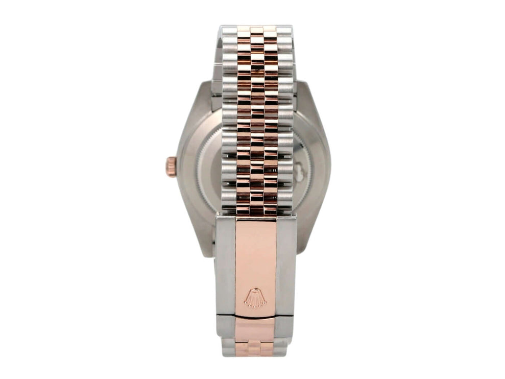 Rolex Datejust 41 Edelstahl Everose-Gold 126331 Sundust Jubile-Band mit Jubilé-Armband und Faltschließe