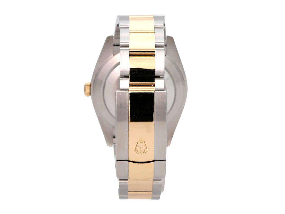 Rolex Datejust 41 Edelstahl Gelbgold 126333 Slate - Detailansicht des Armbands und Gehäuses.