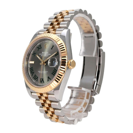 Rolex Datejust 41 Edelstahl Gelbgold 126333 Slate Jubile-Band in Edelstahl und 18 kt Gelbgold mit schiefergrauem Zifferblatt