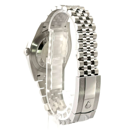 Rolex Datejust 41 Edelstahl Weißgold 126334 Blau Dia Jubile-Band 