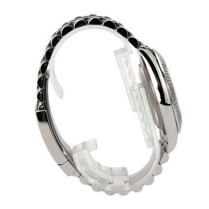 Rolex Datejust 41 Oystersteel Weißgold 126334 Blau Römisch Jubile-Band Edelstahl Armband Detailansicht