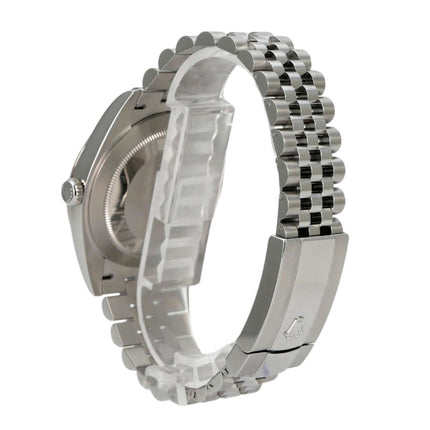 Rolex Datejust 41 Oystersteel Weißgold 126334 Blau Römisch Jubile-Band mit Jubile-Armband.