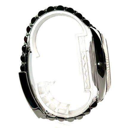 Rolex Datejust 41 Edelstahl Weißgold 126334 mit Jubile-Band Seitenansicht