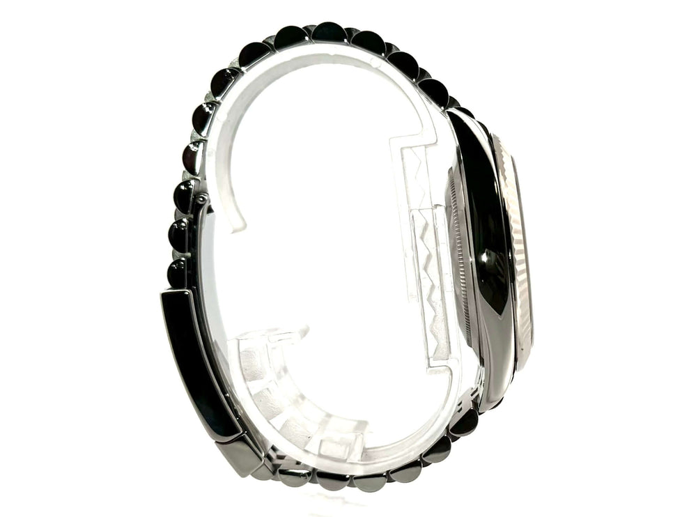 Rolex Datejust 41 Edelstahl Weißgold 126334 mit Jubile-Band Seitenansicht